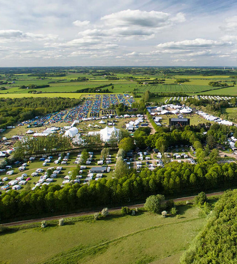 Family camping in Jelling